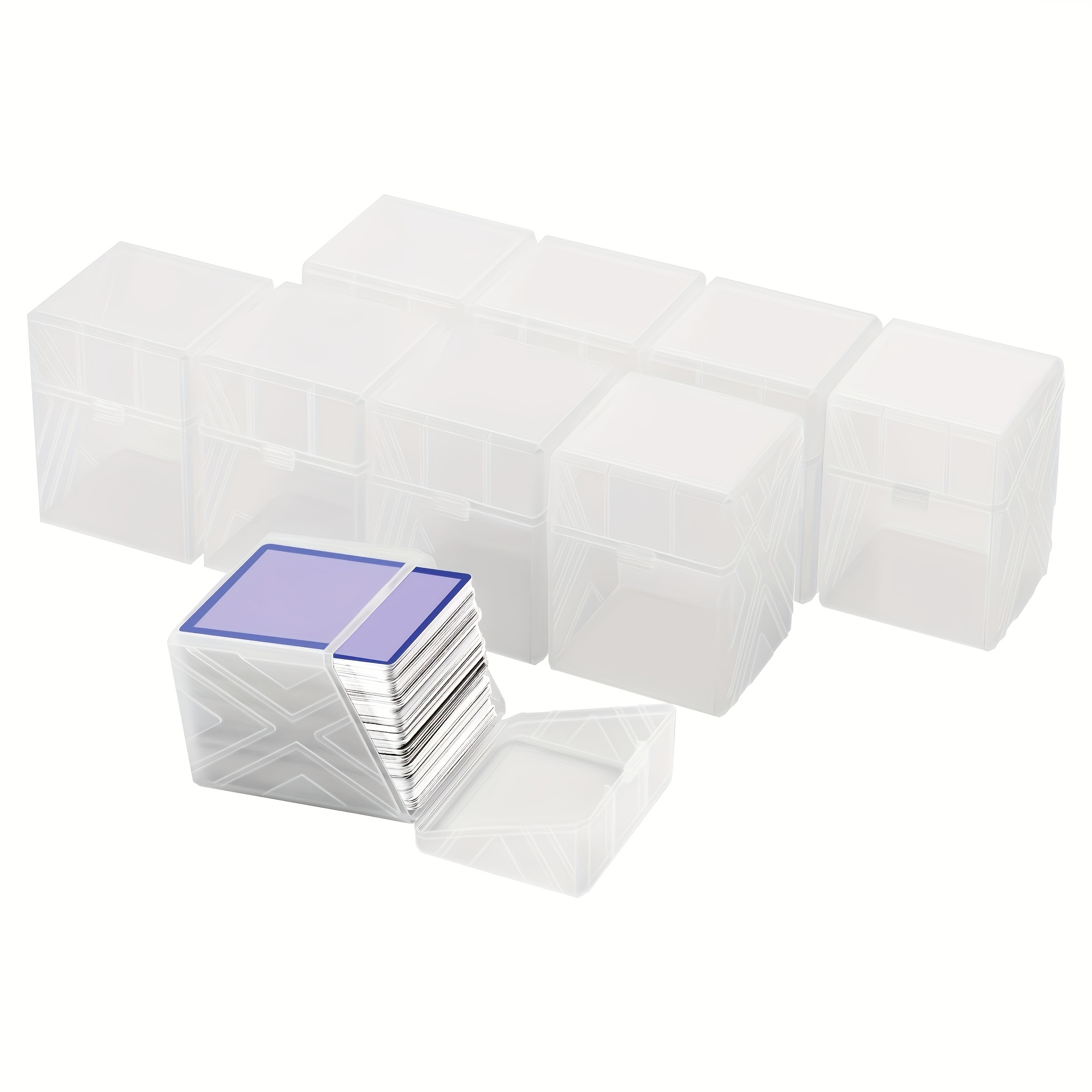 200+Pcs Hard Portable Card Deck Cases Set